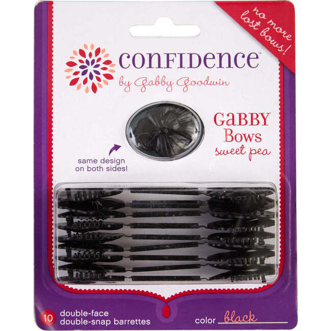 Sweet Pea GaBBY Bows, Black (10 Pieces)