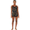 Faux Silk Chain Link Cami + Short Lace PJ Set - Pajamas - 1 - thumbnail