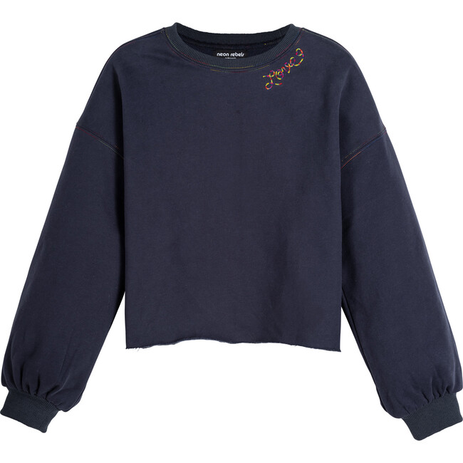 Tinsley Sweatshirt, Dark Indigo - Sweatshirts - 1