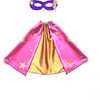 Super Star Hero Leotard Cape Set, Pink - Costumes - 2