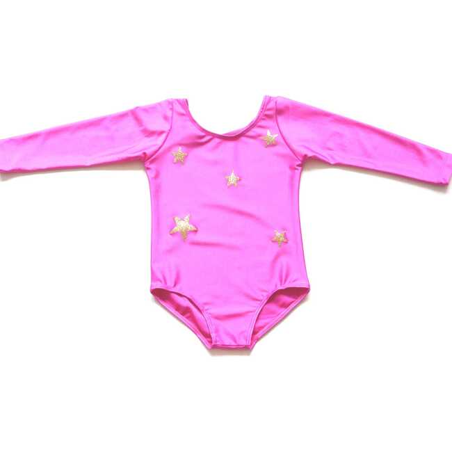 Super Star Hero Leotard Cape Set, Pink - Costumes - 7