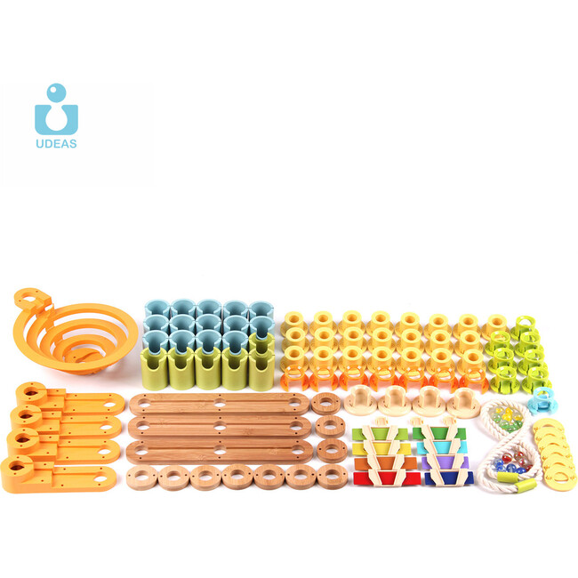 Udeas Bamboo Build & Run, 98 Piece Musical Kit - Developmental Toys - 3
