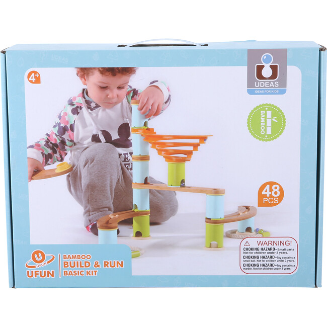 Udeas Bamboo Build & Run, 48 Piece Basic Kit - Developmental Toys - 5