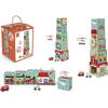 Stacking Tower On the Road w/ wood vehicles - Blocks - 2