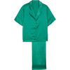 Women's Reece Verdant Green Alt-Silk Pajamas - Pajamas - 1 - thumbnail
