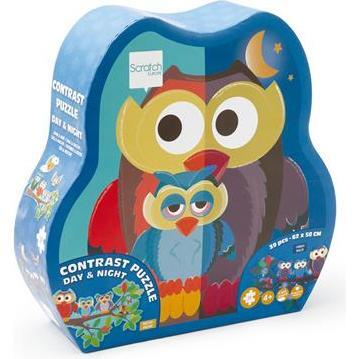 Contour Contrast Puzzle Owls 39 pcs