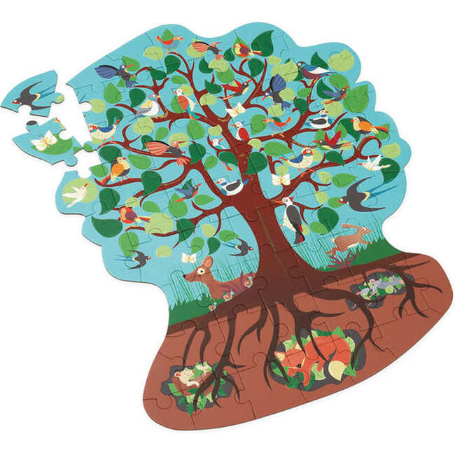 Contour Puzzle Birdtree 59 pcs - Puzzles - 2