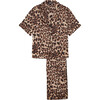 Women's Bella Leopard Alt-Silk Pajamas - Pajamas - 1 - thumbnail
