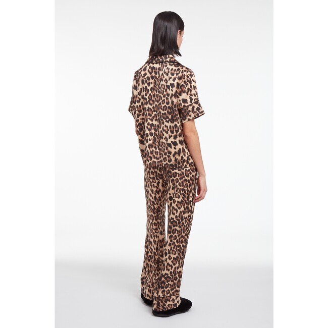 Women's Bella Leopard Alt-Silk Pajamas - Pajamas - 3