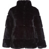 Women's Skylar Faux Fur Jacket, Noir - Coats - 1 - thumbnail