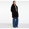 Women's Stella Faux Fur Jacket, Noir - Jackets - 4 - thumbnail