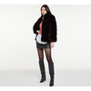 Women's Skylar Faux Fur Jacket, Noir - Coats - 3