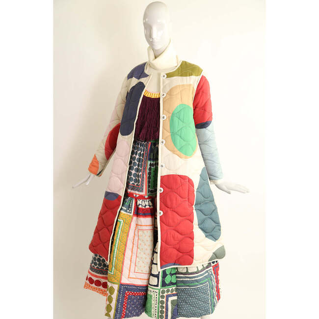 Tufted Car Coat, Sunrise - Coats - 3