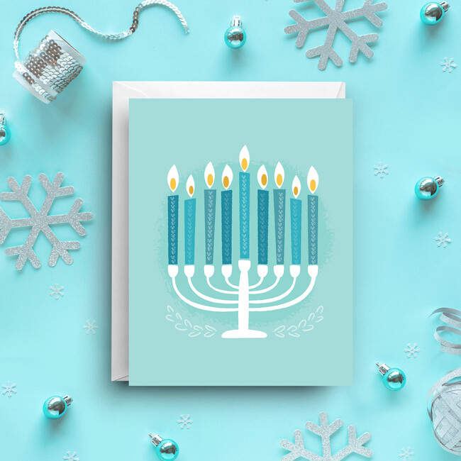 Hanukkah Menorah Card - Paper Goods - 2