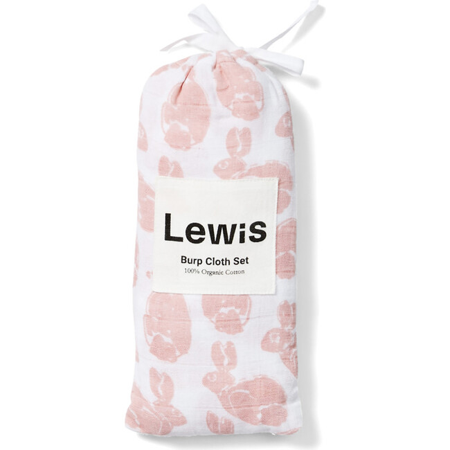 Burp Cloth Set - Bunny | Blush - Burp Cloths - 1