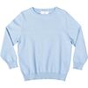 Christopher Crewneck Sweater, Bay Tree Blue - Sweaters - 1 - thumbnail