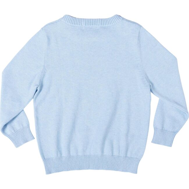 Christopher Crewneck Sweater, Bay Tree Blue
