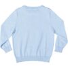 Christopher Crewneck Sweater, Bay Tree Blue - Sweaters - 2 - thumbnail