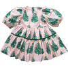 Maribelle Dress, Pink Trees - Dresses - 1 - thumbnail
