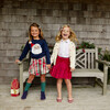 Gianna Skirt, Red Velour - Skirts - 2