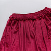 Gianna Skirt, Red Velour - Skirts - 3