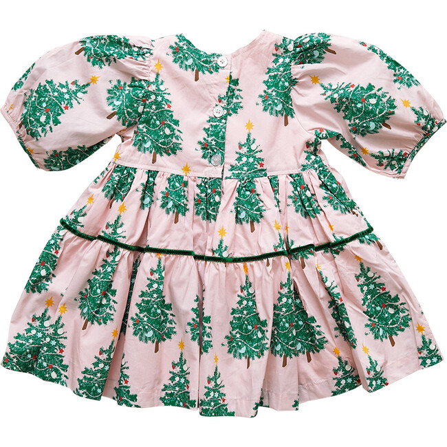 Maribelle Dress, Pink Trees - Dresses - 6