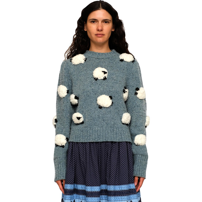 Women's Samira Sheep Sweater, Stone