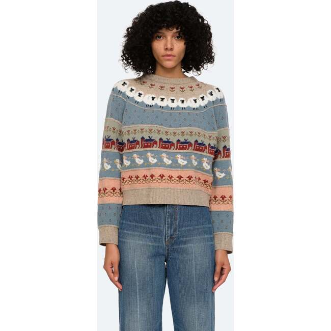 Women's Samira Sweater, Multicolors - Sweaters - 4