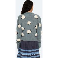 Pull En Laine Mouton Sea New York Samira - Taille XS, Couleur Pierre, Occasion Parfait état