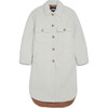 Women's Wes Shacket, Ivory - Coats - 1 - thumbnail