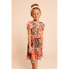 Pleated Patchwork Girls Dress, Patchwork Print 2 - Dresses - 4