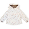 Wang Winter Jacket, Print Papyrus White - Jackets - 1 - thumbnail