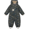 Wisti Snowsuit, Print Military Green - Snowsuits - 1 - thumbnail