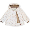 Wang Winter Jacket, Print Papyrus White - Jackets - 3
