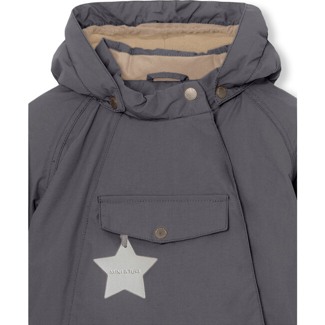 Wang Winter Jacket, Forged Iron Blue - Jackets - 4
