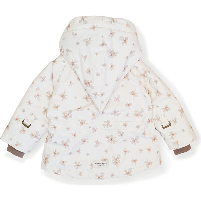 Wang Winter Jacket, Print Papyrus White - Jackets - 4