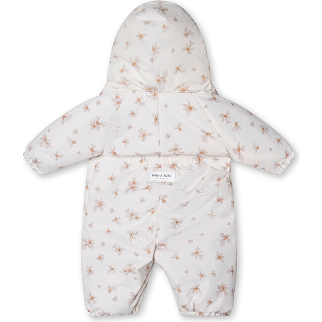 Fianna Winter Pram Suit, Print Papyrus White - Snowsuits - 3