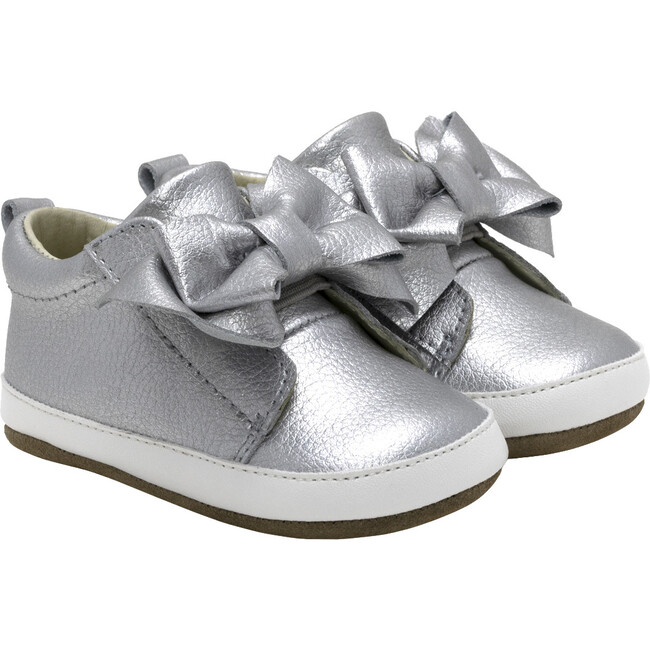 Aria Slip Ons, Silver