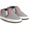 Polka Dot Polly Slip Ons, Grey - Slip Ons - 1 - thumbnail