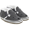 Baby Fox Slip Ons, Charcoal - Slip Ons - 1 - thumbnail
