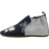 Hello World Slip Ons, Navy - Slip Ons - 2