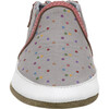 Polka Dot Polly Slip Ons, Grey - Slip Ons - 3