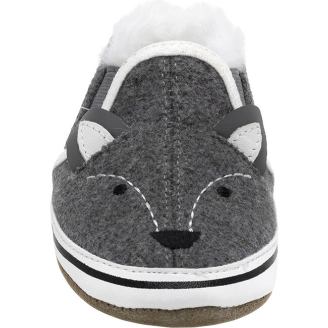 Baby Fox Slip Ons, Charcoal - Slip Ons - 3
