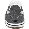Baby Fox Slip Ons, Charcoal - Slip Ons - 3 - thumbnail