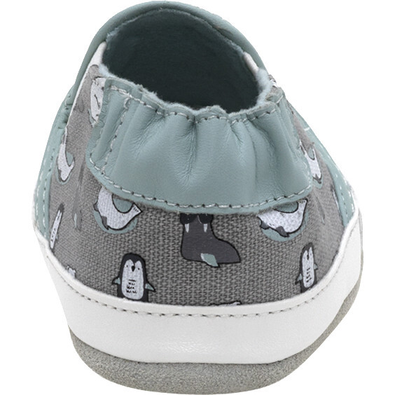 Artic Friends Slip Ons, Grey - Slip Ons - 4