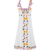 Sophie Embroidered Maxi Dress, Ivory - Dresses - 1 - thumbnail