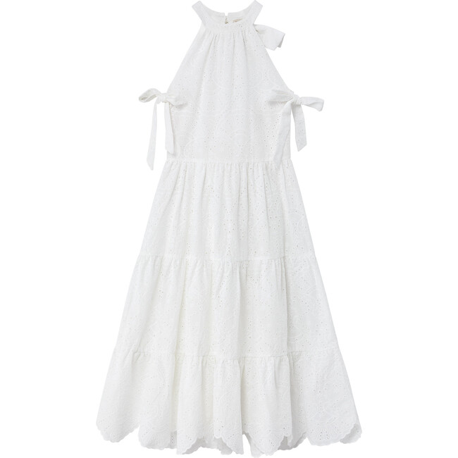 Eloise Embroidered Maxi Dress, Ivory