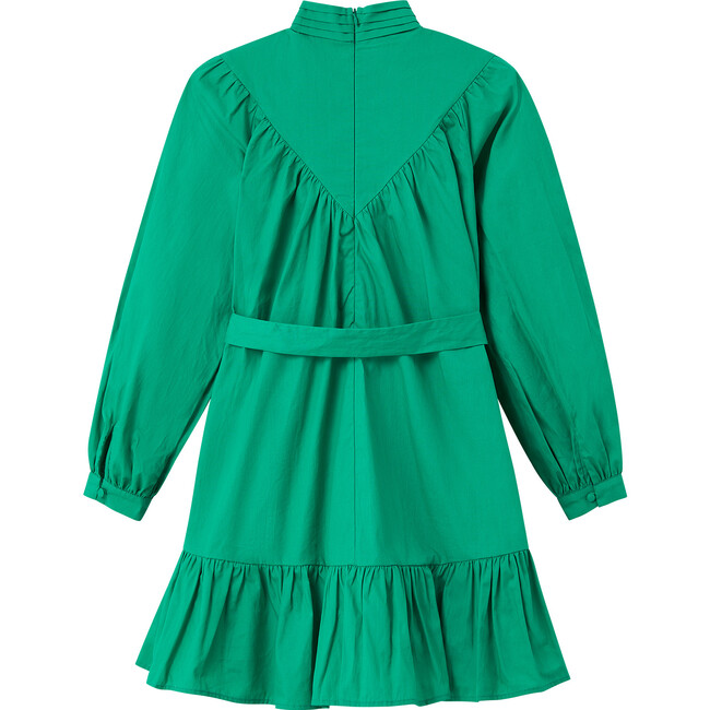 Gabrielle Cotton Dress, Emerald