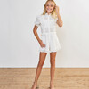 Eloise Embroidered Romper, Ivory - Rompers - 3