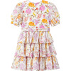 Arielle Embroidered Frill Dress, Ivory - Dresses - 2